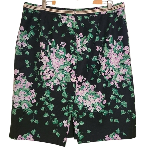 Talbots Oprah Magazine Collection | Women's Floral Print Pencil Skirt (Size 18) - Picture 14 of 15